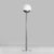 Silver Floor Lamp by Pia Guidetti Crippa for Luci Glass, 1970 For Sale - Image 8 of 8