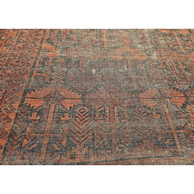 19th Century Hand-Knotted Afghan Gallery Rug in Allover Geometric Pattern For Sale - Image 4 of 18