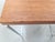 Wood Vintage Chrome and Teak Nesting Tables by Brabantia, 1960s, Set of 3 For Sale - Image 7 of 8