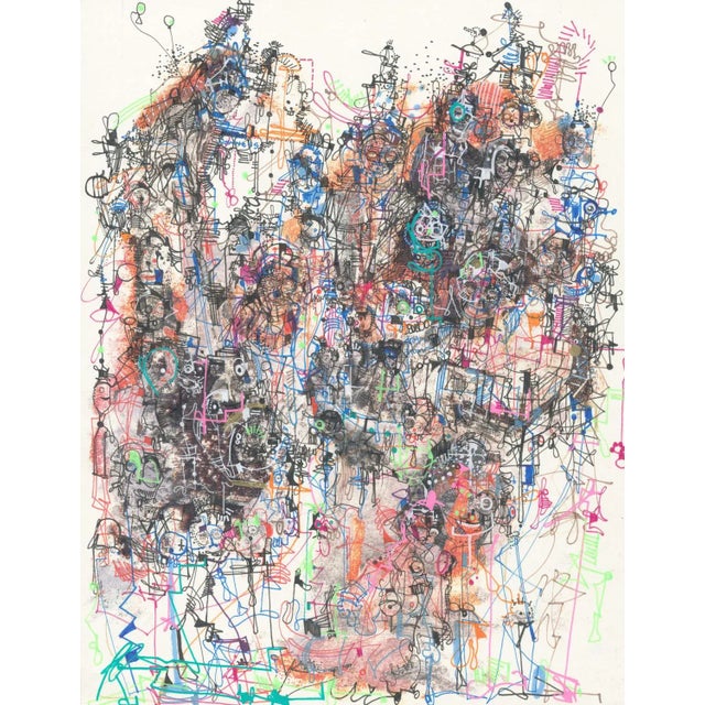 Watercolor, ink & colored pencil on paper Michael Alan (born July 13, 1977, New York, NY) is a New York City based artist....