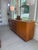 Mid-Century Modern Teak Dining Room Set With 8 Solid Teak Chairs, Buffet and Hutch, 2 Leaves For Sale - Image 3 of 12