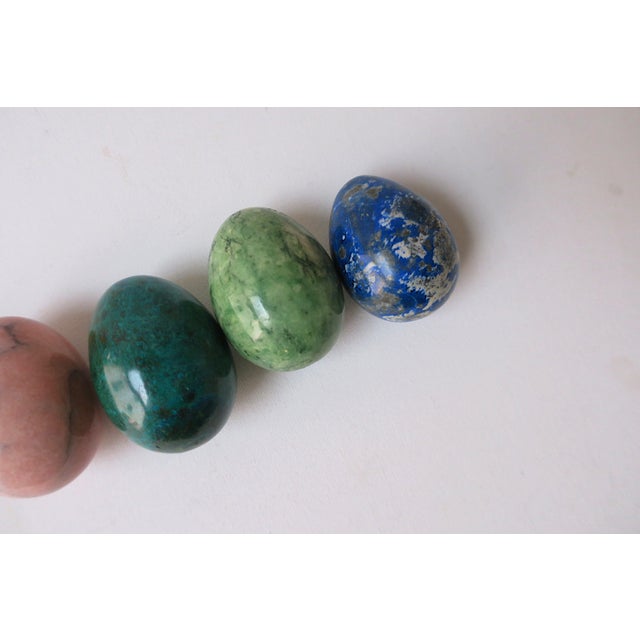 Italian Marble Egg Sculptures For Sale In New York - Image 6 of 12