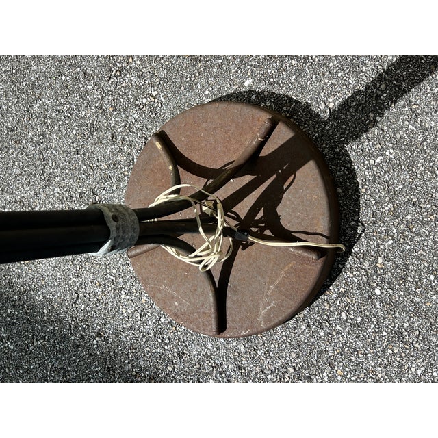 Brown 1970s Palm Tree Floor Lamp for Indoor / Outdoor For Sale - Image 8 of 9