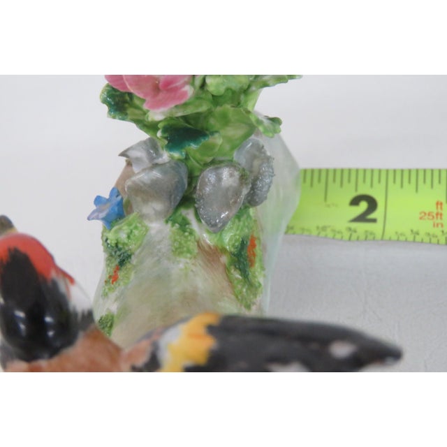 Crown Staffordshire Porcelain Goldfinch Bird Figurine Designed by Jt Jones 4897b For Sale - Image 15 of 15