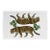 Leopard Seeing Double White Acrylic Rectangle Decorative Tray, Small For Sale