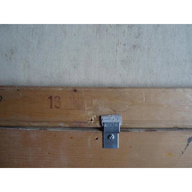 Raimonds Staprаns, Portrait of Woman, 1955, Oil on Canvas For Sale - Image 8 of 10