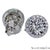 Early 21st Century 18k (750) White Gold - VVS Natural Diamond Stud Earring - Set of 2 For Sale - Image 5 of 9