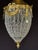 Metal 1970 French Louis XVI Gold Bronze Crystal Chandelier Lantern - 1 Pc For Sale - Image 7 of 11