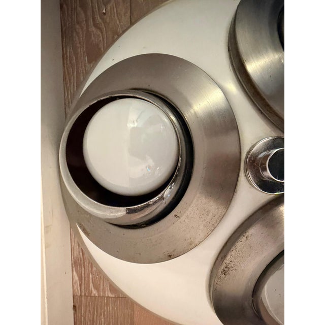 1950s 1950s Mid Century Modern Arredoluce Directional 3 light Flush Lamp For Sale - Image 5 of 18