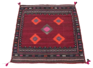Vintage Handwoven Sofreh Kilim, 1920s
