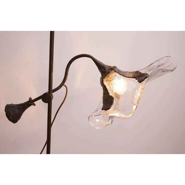 1980s Brutalist Floor Lamp by Lothar Klute, 1984 For Sale - Image 5 of 8