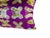Purple Velvet Ikat Cushion Cover With Butterfly Design For Sale - Image 8 of 10