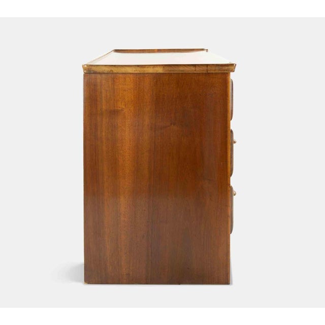 Stettin School Chest of Drawers in Walnut Wood, Italy, 1950s For Sale - Image 10 of 12