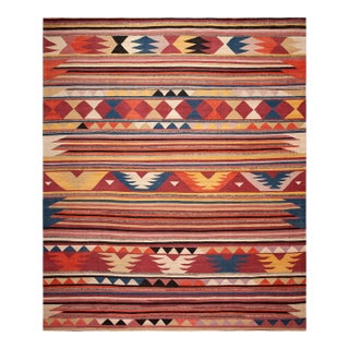 Nazmiyal Collection Large Modern Kilim Rug For Sale