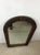 Mid Century Modern Arch Top Wall Mirror With Brutalist Style Wood Frame For Sale - Image 12 of 18
