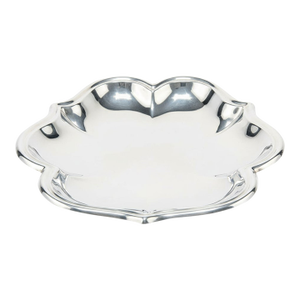 Mid 20th Century English Silver MFG Corp Silver-Plated Floral Rim Serving Platter