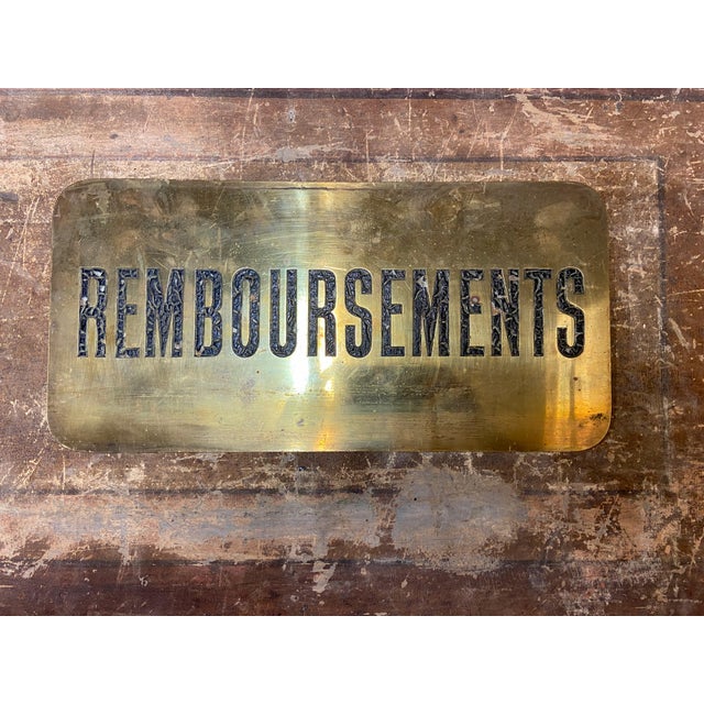 Carved Copper Bank Sign For Sale - Image 5 of 5