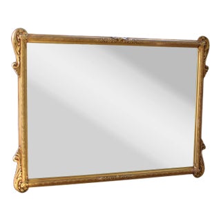 1940's Vintage Gilded Louis Philippe Style Mirror For Sale