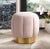 Tufted Ottoman, Pink For Sale - Image 4 of 5