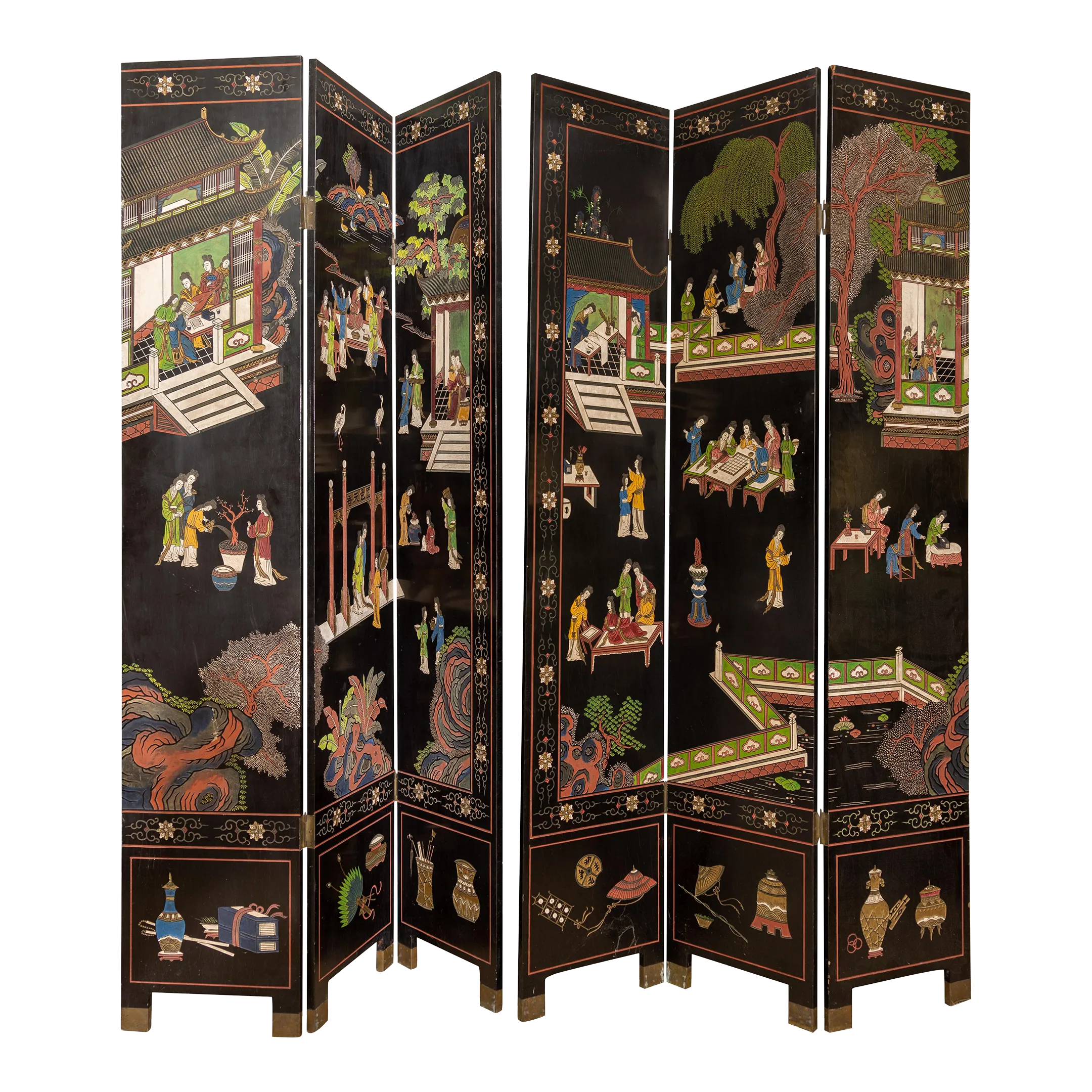 pair-of-vintage-asian-3-panel-