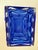Cobalt Blue Pressed Glass Vase by Josef Schott for Smålandshyttan, Sweden, 1960s For Sale - Image 13 of 18