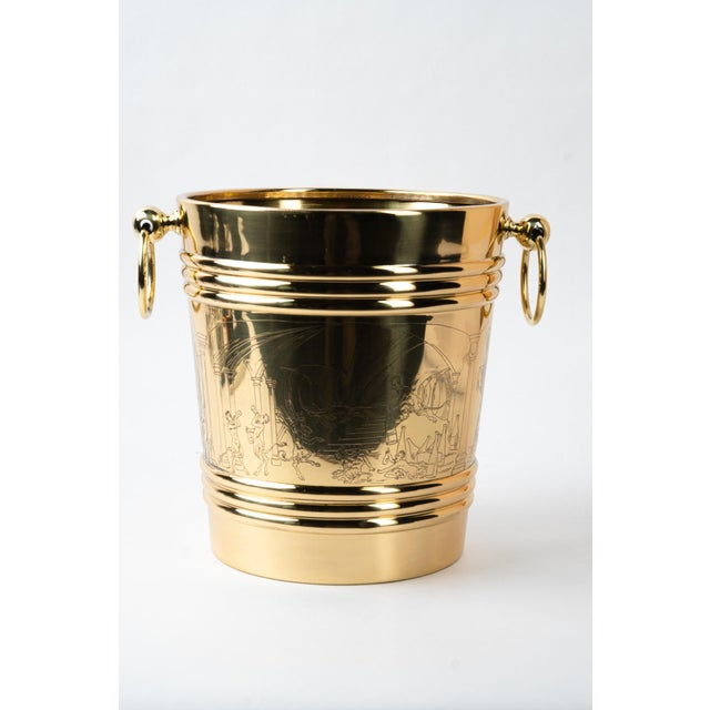 Vintage Brass Champagne Bucket, 1920s For Sale - Image 18 of 18
