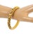 Ivory Art Deco Celluloid Bracelet Bangle with Carved Ivy Leaves For Sale - Image 8 of 8
