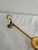 Mid 20th Century Vintage Mid-Century Modern Adjustable Brass Trivet With Ornate Shell Details For Sale - Image 5 of 7