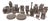Pewter Pub Decor, 18th and 19th Century, Set of 30 For Sale