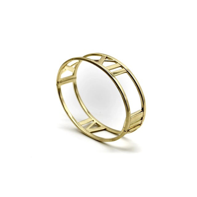 1990s Vintage 18k Gold Tiffany & Co. Atlas Bracelet For Sale - Image 5 of 12