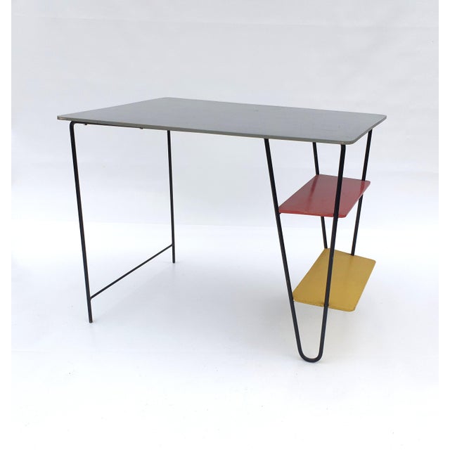 Writing Table by Gerrit Rietveld Jr., 1950s For Sale - Image 10 of 10