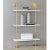 Port 68 Marais 3-Tier White & Gold Shelf 24"W For Sale - Image 4 of 5