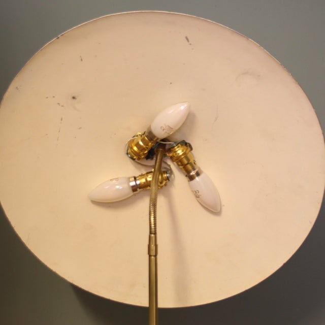 Mid-Century Modern Floor Lamp with Adjustable Shade, 1950s For Sale - Image 13 of 14