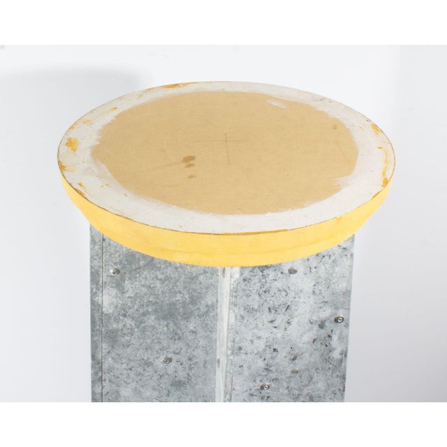 Wood Postmodern Pedestal Stand by Georgia Strange For Sale - Image 7 of 7