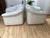 Ivory White Leather Armchairs, 1970s, Set of 2 For Sale - Image 8 of 18