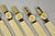 Vintage Japanese Oriental Chopsticks in Custom Silk Gold Sleeves - 6 Pc Set For Sale In Philadelphia - Image 6 of 10