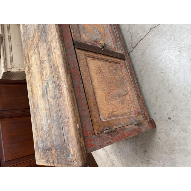 Wood Large Early 20th Century Workshop Cabinet For Sale - Image 7 of 18