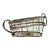 Antique Braided French Silver-Plated Wine Holder For Sale