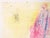 1990s Blue and Pink on Yellow - Textured Transfer Monotype in Oil on Paper by Heather Speck For Sale - Image 5 of 6