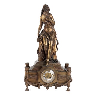 Fireplace Clock from Japy Freres & C. Grand Medal d'Honneur For Sale