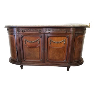 19th Century French Louis XVI Style Buffet Enfilade Server For Sale