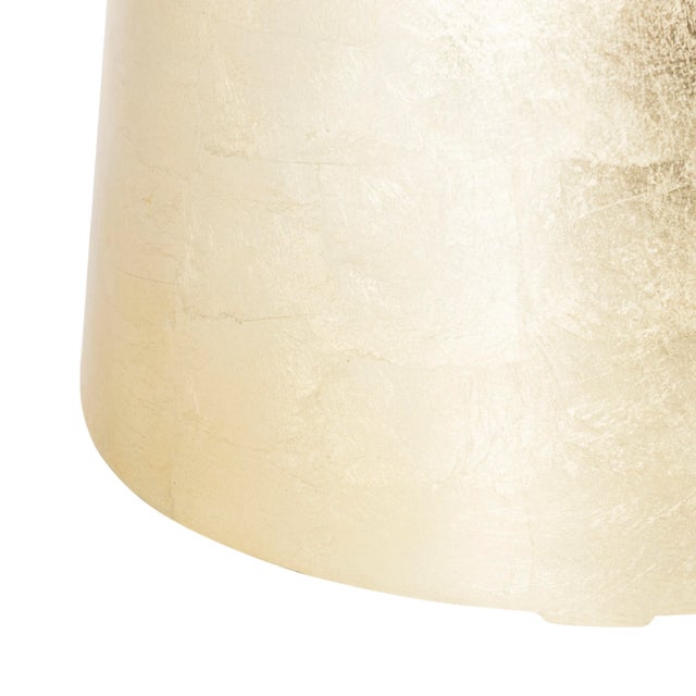 Mosaic Top End Side Table in Pink Champagne & Gold For Sale - Image 4 of 5