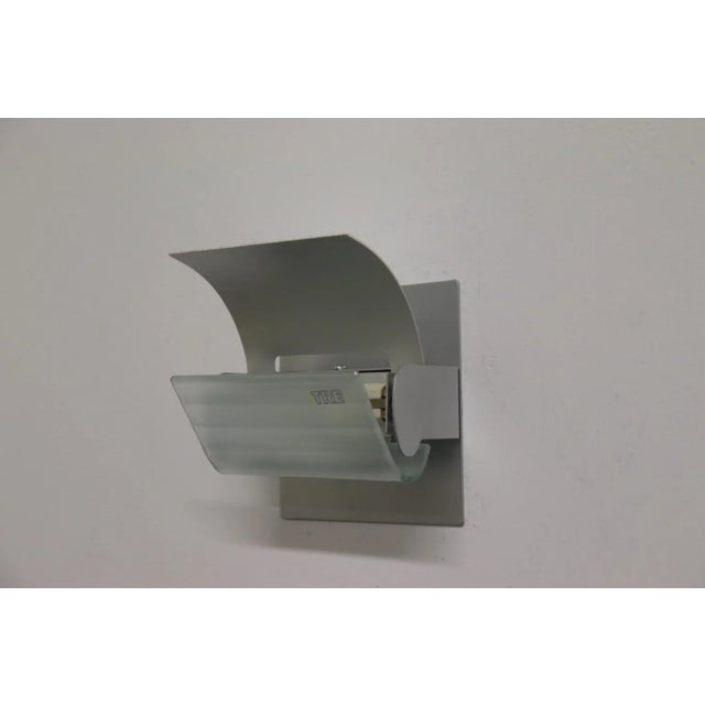 Light Gray Modern Italian Murano Wall Lamp For Sale - Image 8 of 10