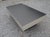 Minimalist Brushed Aluminium Coffee Table from Roche Bobois, 1970s For Sale - Image 13 of 18
