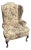 Stunning Vintage Wingback Armchair by Premium American Furniture Maker Knob Creek. For Sale