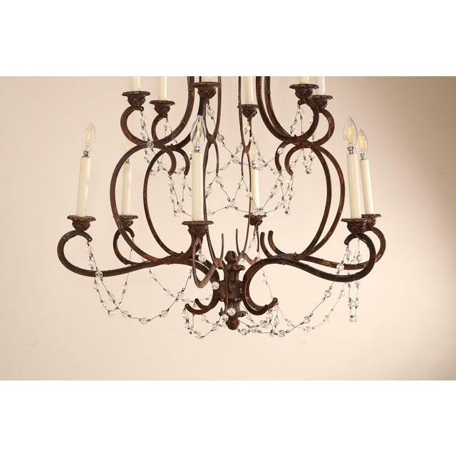Niermann Weeks Avignon Iron Chandelier For Sale - Image 11 of 18