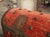 Red 18th Century Domed Venetian Chest With Crimson Velvet and Wrought Iron Hardware For Sale - Image 8 of 12