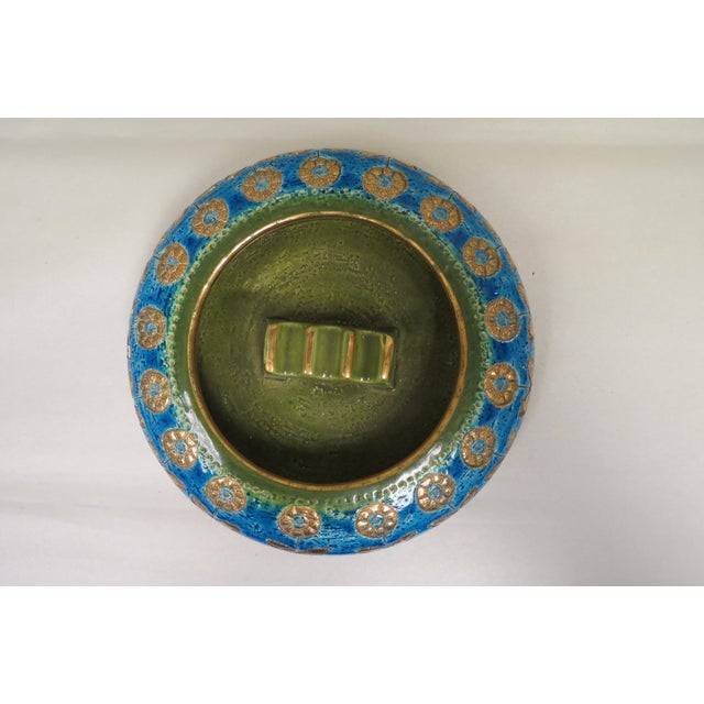 This is a superb vintage Bitossi ashtray. It was designed by Aldo Londi for Rosenthal Netter. It is dated 1964. The...