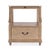 Beige Mabel 24 in. W Rectangular Marble and Wood 1 Drawer Nightstand with Top Open Shelf, Sandalwood Beige For Sale - Image 8 of 11