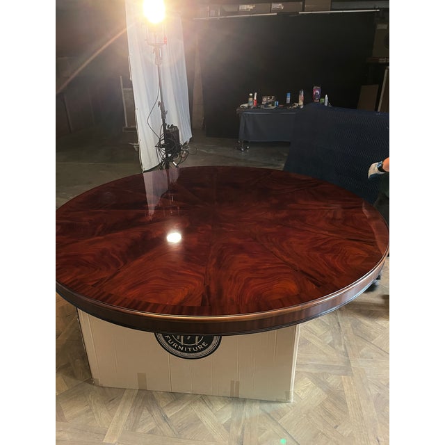Traditional 72 Inch Round Dining Table For Sale - Image 14 of 18